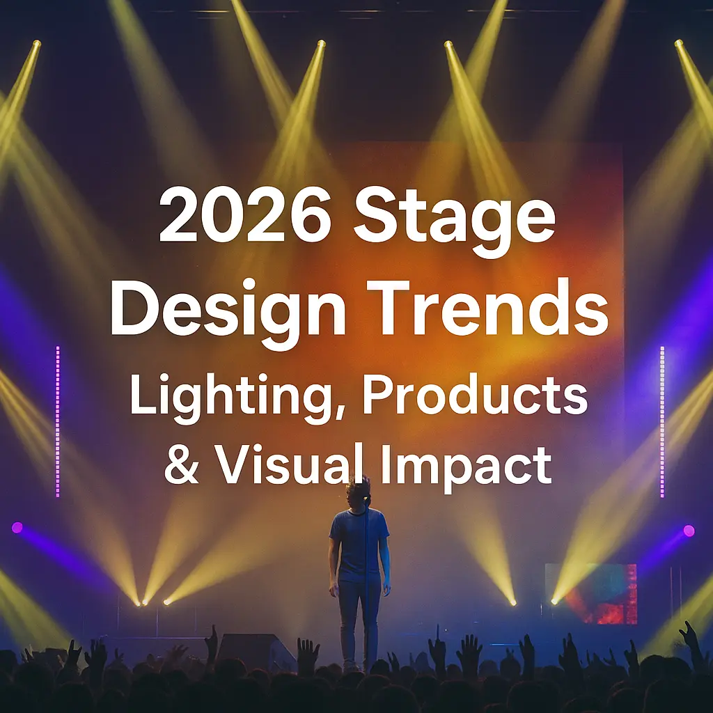 2026 stage design trends feature image with centered title - 2026 Stage Design Trends: Lighting, Products & Visual Impact - Vorlane 2026 stage design trends feature image with centered title - 2026 Stage Design Trends: Lighting, Products & Visual Impact - Vorlane