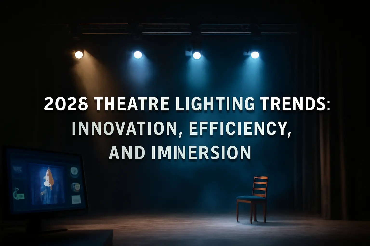 2026 Theatre Lighting Trends with AI driven lighting and empty stage - 2026 Theatre Lighting Trends: Innovation, Efficiency, Immersion - Vorlane 2026 Theatre Lighting Trends with AI driven lighting and empty stage - 2026 Theatre Lighting Trends: Innovation, Efficiency, Immersion - Vorlane