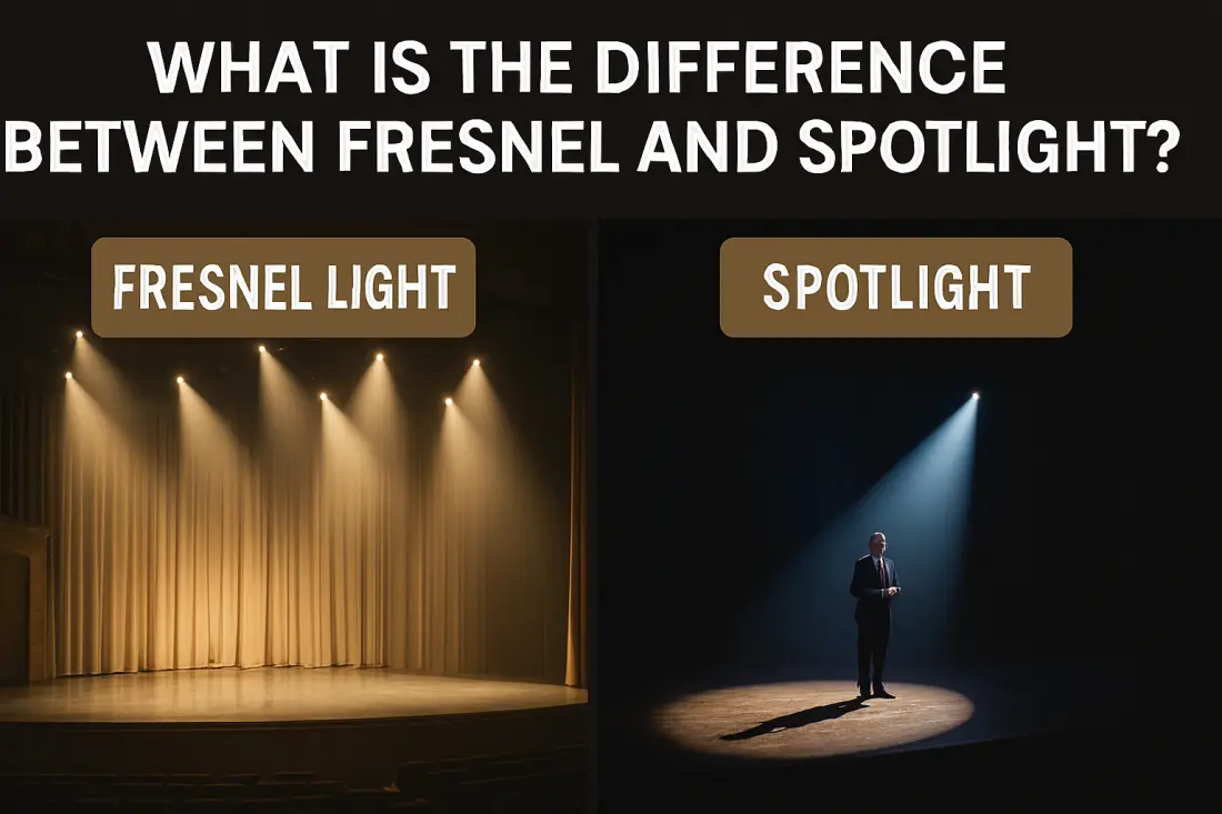 Comparison of Fresnel and spotlight stage lighting applications - What is the difference between Fresnel & spotlight? - Vorlane - Vorlane Comparison of Fresnel and spotlight stage lighting applications - What is the difference between Fresnel & spotlight? - Vorlane - Vorlane