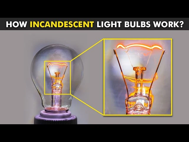 Diagram illustrating the functioning of an incandescent light bulb showcasing filament heating and light emission processes - What Is An Incandescent Light Bulb, And How Does It Work? - Vorlane - Vorlane Diagram illustrating the functioning of an incandescent light bulb showcasing filament heating and light emission processes - What Is An Incandescent Light Bulb, And How Does It Work? - Vorlane - Vorlane