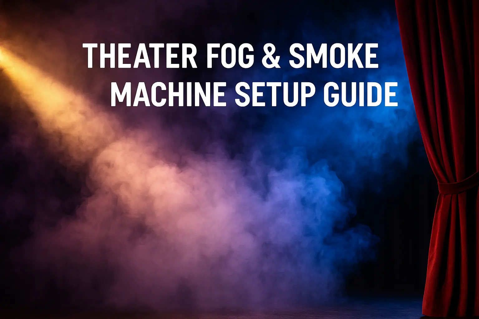 Feature image theater fog and smoke machine setup guide with stage haze - Theater Fog & Smoke Machine Setup Guide - Vorlane - Vorlane Feature image theater fog and smoke machine setup guide with stage haze - Theater Fog & Smoke Machine Setup Guide - Vorlane - Vorlane