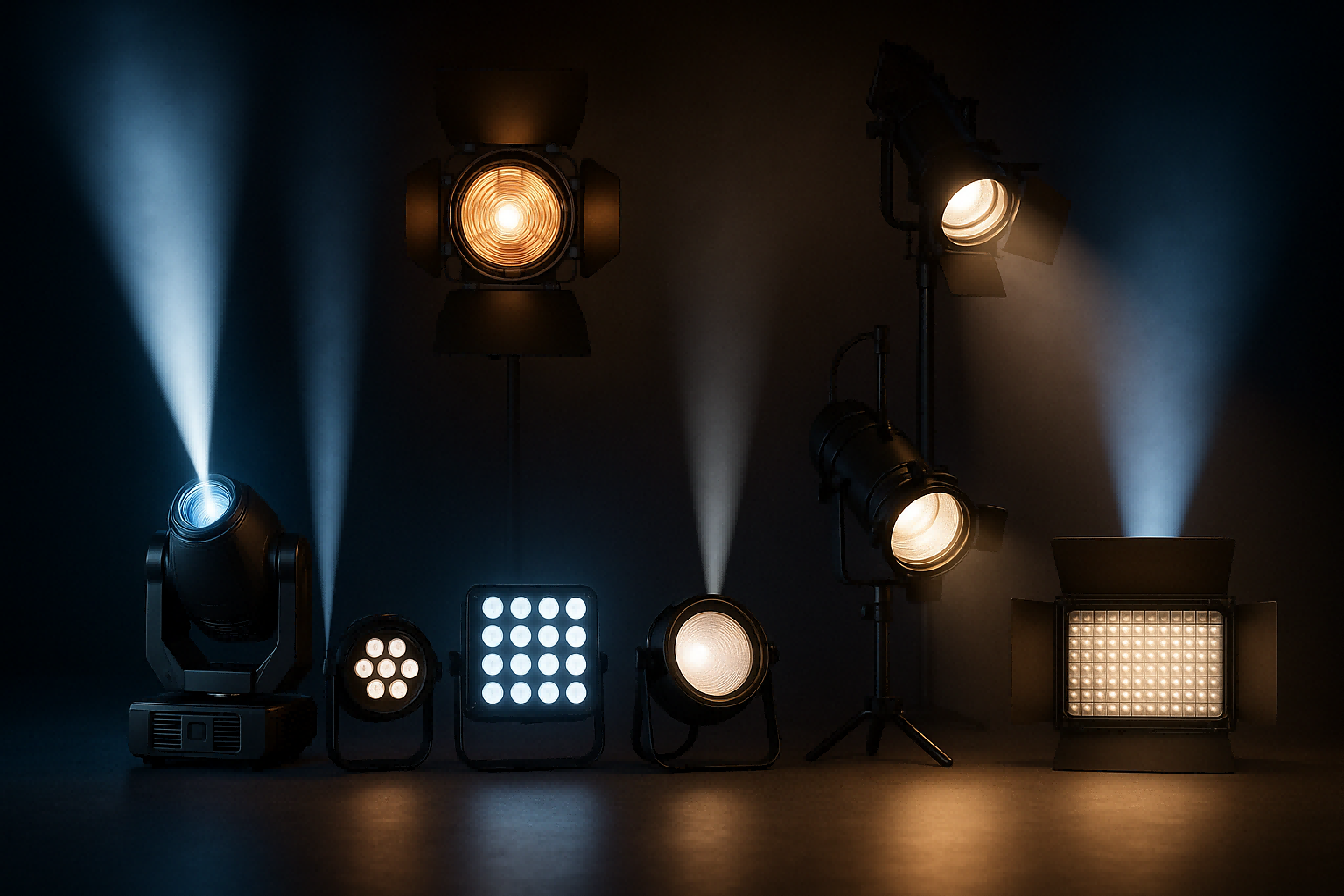 Seven types of stage lighting fixtures with beam effects - What are the different types of stage lighting? - Vorlane - Vorlane Seven types of stage lighting fixtures with beam effects - What are the different types of stage lighting? - Vorlane - Vorlane
