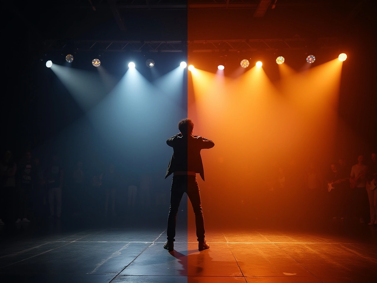 Side by side comparison of spotlight vs Par light on stage - What is the difference between spotlight and par light? - Vorlane - Vorlane Side by side comparison of spotlight vs Par light on stage - What is the difference between spotlight and par light? - Vorlane - Vorlane