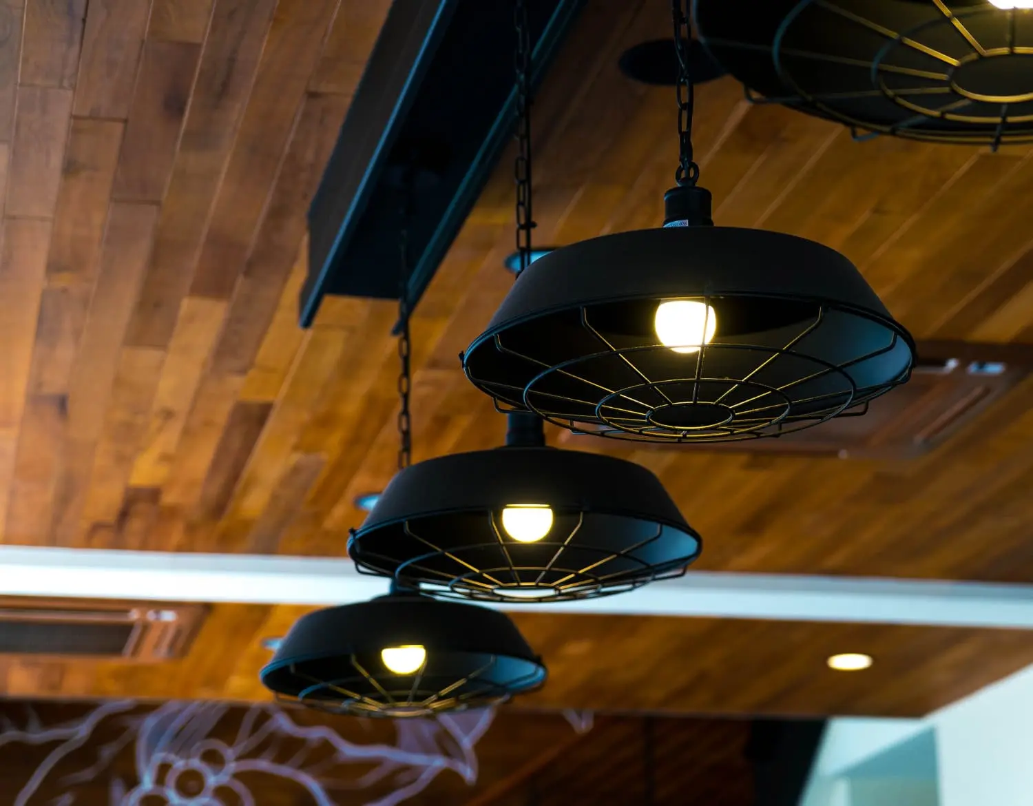 Three modern pendant light fixtures hanging from the ceiling - Types of Ceiling Lights: Get the Right Choice for Your Home - Vorlane - Vorlane Three modern pendant light fixtures hanging from the ceiling - Types of Ceiling Lights: Get the Right Choice for Your Home - Vorlane - Vorlane